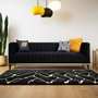 Atelier Del Sofa Bellino Negro y Dorado
